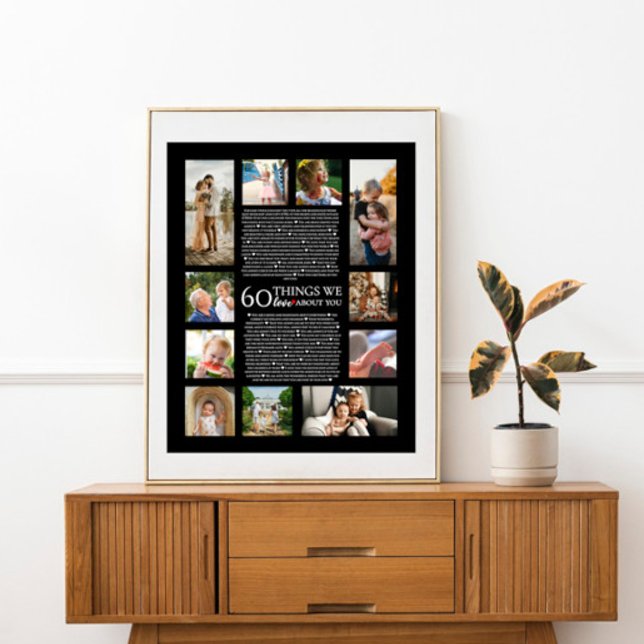 Póster 60 cosas que nos encantan de tu collage de fotos d (Subido por el creador)