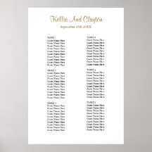 60 Tabla de asientos Boda simple