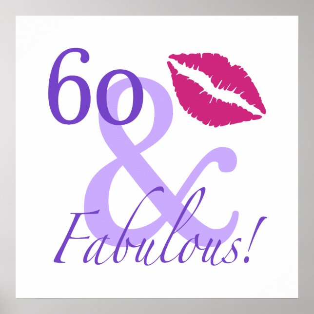 Póster 60 Y Fabuloso (Frente)