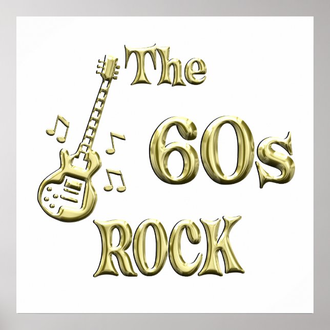 Póster 60s ROCK (Frente)