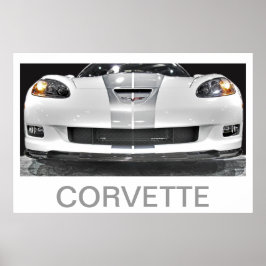 PÓSTER 60TH ANNIVERSARY CORVETTE
