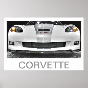 PÓSTER 60TH ANNIVERSARY CORVETTE