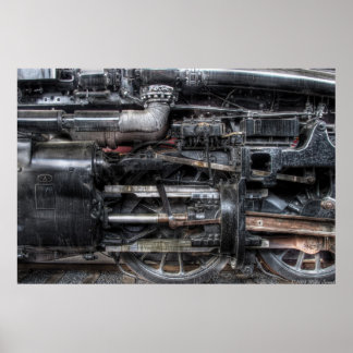 Póster 611 - NW - Clase J - Vapor 4-6-4 - Ruedas