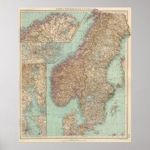 Póster 6162 Suecia, Noruega