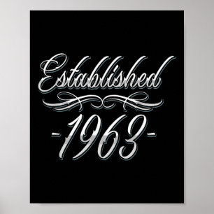 Póster 61 años de edad Tattoo Amante Año de nacimiento 19