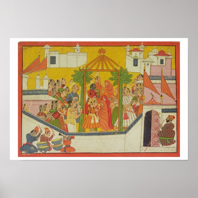 Póster 62.2445 El matrimonio de Rama y sus hermanos de (Frente)