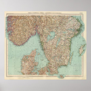 Póster 6364 Suecia, Noruega meridional