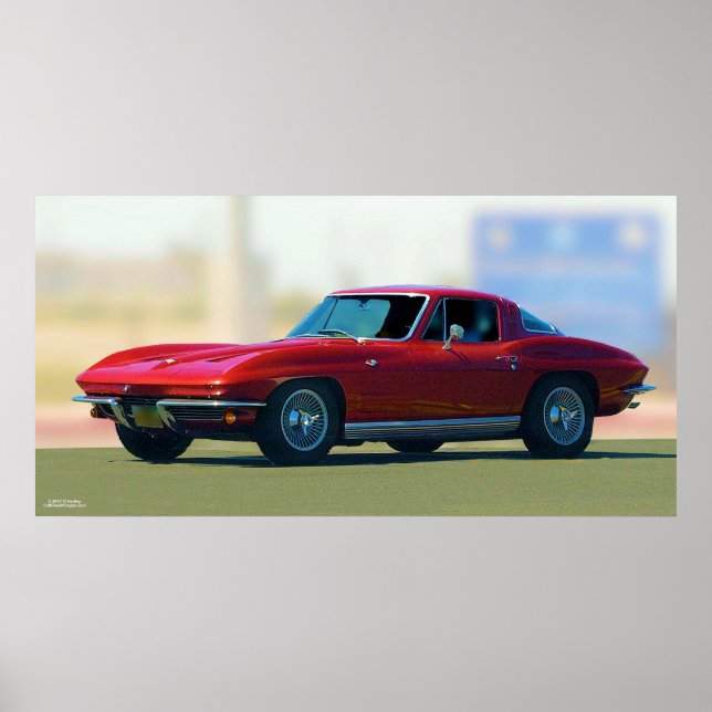 PÓSTER '63 POSTER CORVETTE (Frente)
