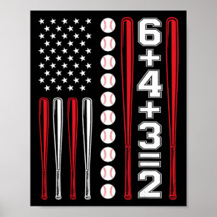 Póster 643 Vender Matemáticas Jugador Lanzador Chicos Div