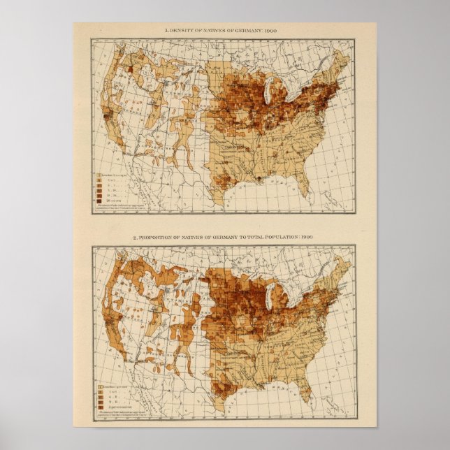 Póster 65 Natives Germany 1900 (Frente)