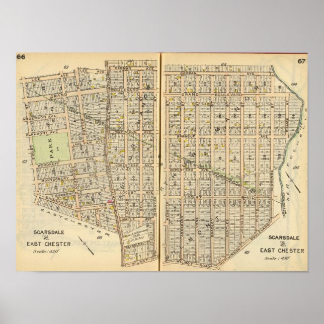 Póster 6667 Scarsdale, East Chester (Frente)
