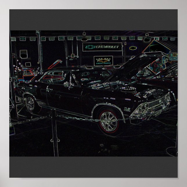 Póster 66 Chevelle ss (Frente)
