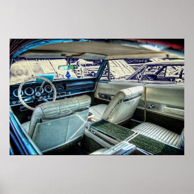 Póster '66 Dodge Charger Interior (Frente)