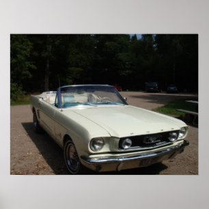 Póster '66 Mustang Cabriolet