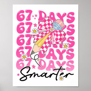 Póster 67º Día De La Escuela 67 Días Más Inteligente Maes