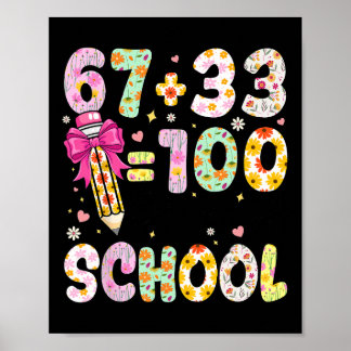 Póster 67 33 Días de escuela para las chicas de la maestr