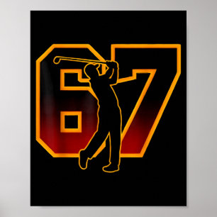 Póster 67 Brainrot Golf Juvenil con Estilo - Niños Divert