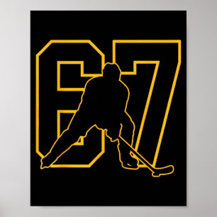 Póster 67 Brainrot Juventud Hockey sobre Hielo Drip - Niñ