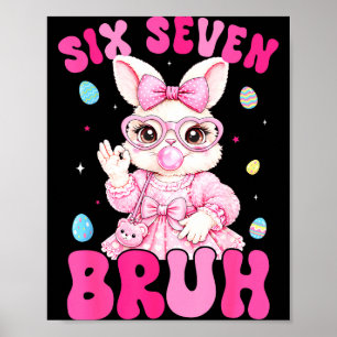 Póster 67 Bunny Divertido Para Niños Niña Niño Mujeres Jó
