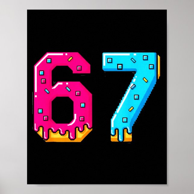 Póster 67 Camiseta Béisbol Estilo de Vida 101 Ropa Juveni (Frente)