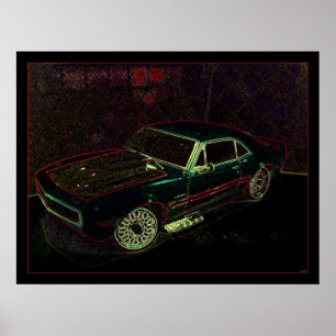 Póster "67" Chevy Camaro