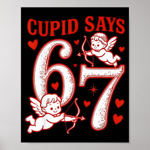Póster 67 Cud Dice Seis Siete 6 7 Meme Chicos Chicas Vale