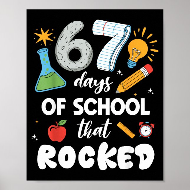 Póster 67 Days Of School That Rocked  (Frente)