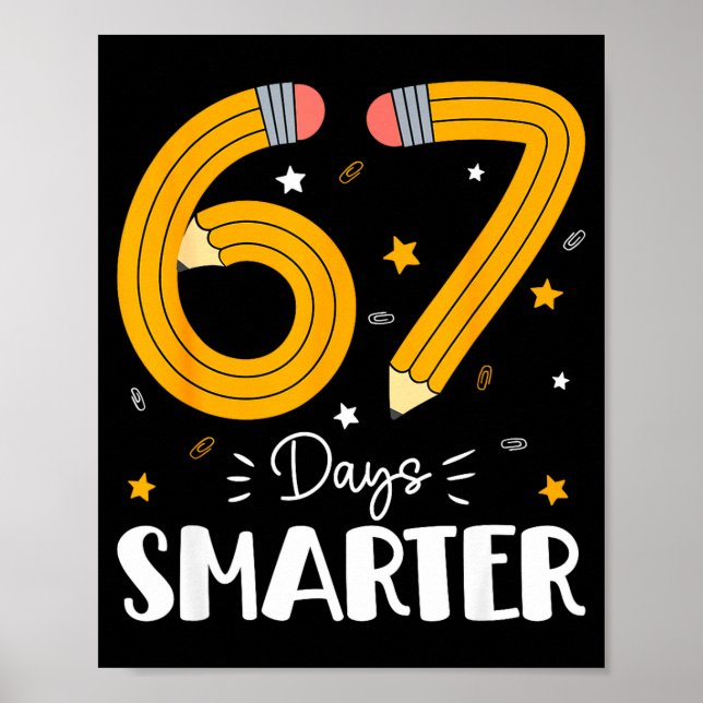 Póster 67 Days Smarter Gen Alpha Slang 67 Meme Teachers S (Frente)
