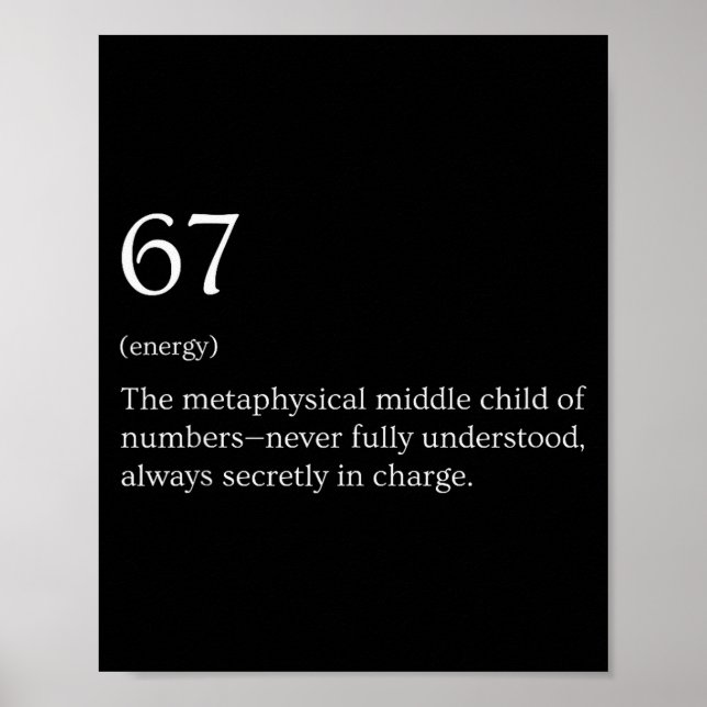 Póster 67 Definition Meme  (Frente)