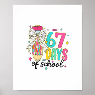 Póster 67 Día De La Escuela Vibes Divertido Seis Siete 67
