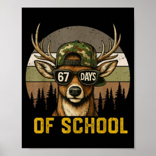 Póster 67 Días De Colegio Cazador De Ciervos Chico Camufl