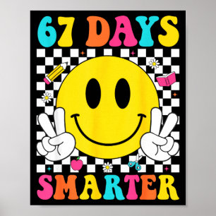 Póster 67 Días Más Inteligente Divertido Seis Siete 6 7 M