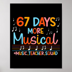 Póster 67 Días Más Musical Seis Siete Meme Profesor De Mú