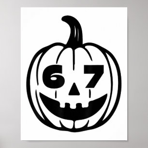 Póster 67 Disfraz de Halloween para estudiantes y maestro