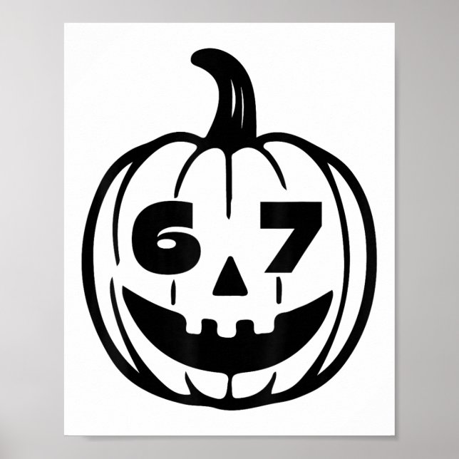 Póster 67 Disfraz de Halloween para estudiantes y maestro (Frente)