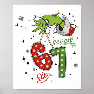 Póster 67 Disfraz de Navidad Celebración divertida de inv