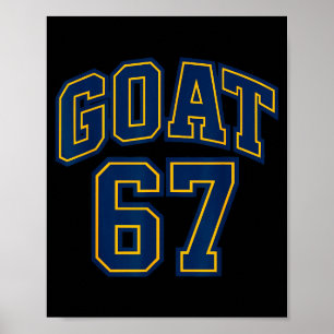 Póster 67 divertido seis siete Gen Alpha Z Meme Rizz dive