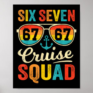 Póster 67 escuadrón de crucero 2025 divertido meme de cru