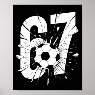Póster 67 Fútbol Seis Siete 6 7 Meme 67