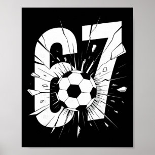 Póster 67 Fútbol Seis Siete 6 7 Meme 67 _2 