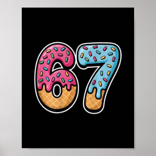 Póster 67 goteo de helado (solo ck)