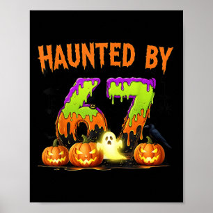 Póster 67 Gracioso Seis Siete Gen Alpha Z Halloween 67 Ha