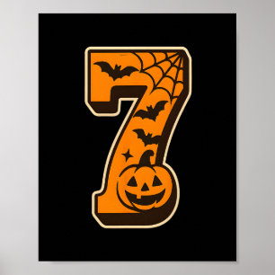 Póster 67 Halloween coincidentes niños niñas hermanos her
