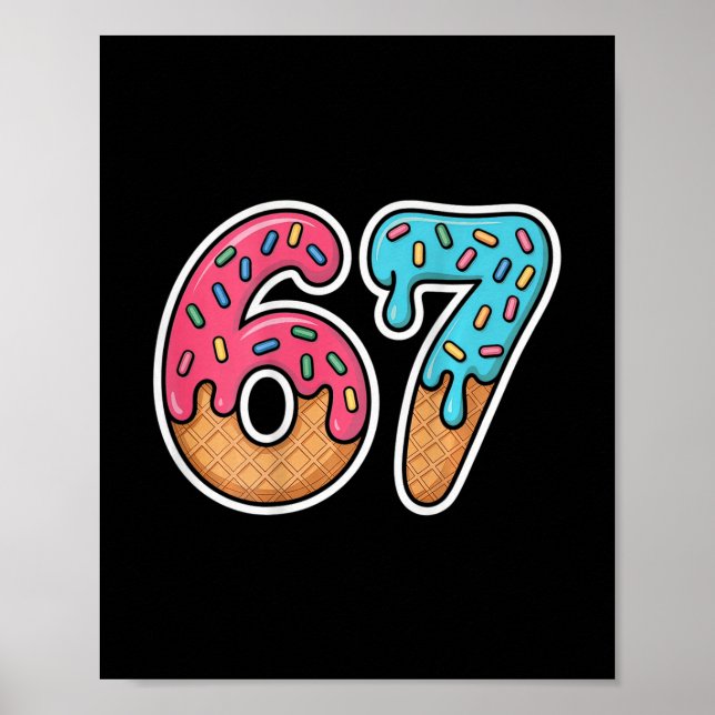 Póster 67 Helado Goteo (en Ck)  (Frente)