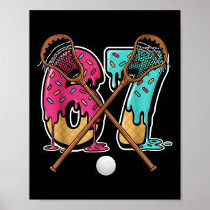 Póster 67 Helado Goteo Lacrosse Gen Alpha jerga Seis Siet