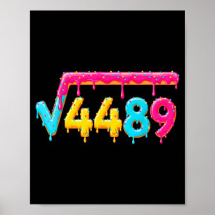 Póster 67 Helado Goteo Meme Raíz Cuadrada 4489 Enseñar Ma