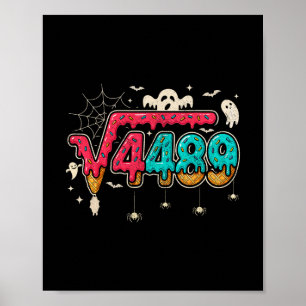 Póster 67 Helado Goteo Meme Raíz Cuadrada 4489 Jerga Mate