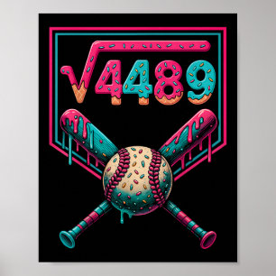 Póster 67 Helado Goteo Raíz Cuadrada 4489 Jerga Profesor 