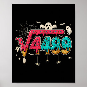 Póster 67 Ice Cream Drip Meme Square Root 4489 Slang Math