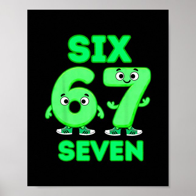 Póster 67 Italian Brainrot Funny Italian Brainrot Kids 67 (Frente)